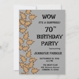 誕生日カラフルパーティー 招待状