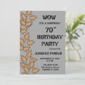 誕生日カラフルパーティー 招待状 (スタンド正面)