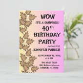 誕生日カラフルパーティー 招待状 (スタンド正面)