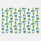 誕生日カラフルラッピング紙 ラッピングペーパーシート (正面2)