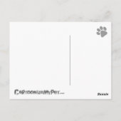 誕生日カルディガンウェルシュコーギー ポストカード (裏面)