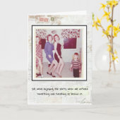 誕生日カーおもしろいド カード (黄色い花)