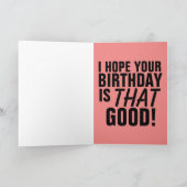 誕生日カードおもしろい今日はポープ!カード シーズンカード (内部)