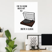 誕生日カードおもしろい誕生日カードおじいちゃん,パパ ポスター (ホームオフィス)