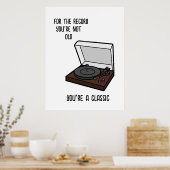 誕生日カードおもしろい誕生日カードおじいちゃん,パパ ポスター (キッチン)