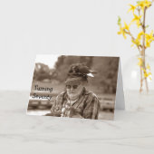 誕生日カードおもしろい70歳になるほど怖くない カード (黄色い花)