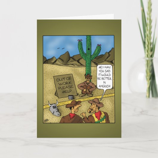 誕生日カードおもしろい:誕生日フィエスタ カード (正面)