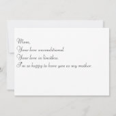 誕生日カードお母さん！ (裏面)