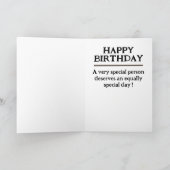 誕生日カードかわいいゴシックロックエモ女の子,ケーキ,スカル カード (内部)