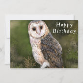 誕生日カードとウエスタンバーンドウル (正面)