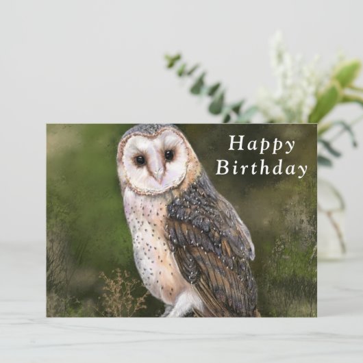 誕生日カードとウエスタンバーンドウル (スタンド正面)