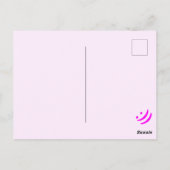 誕生日カードとハッピーウーマンおもしろい- ポストカード (裏面)