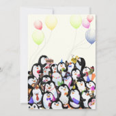 誕生日カードとハッピーペンギンパーティー (裏面)