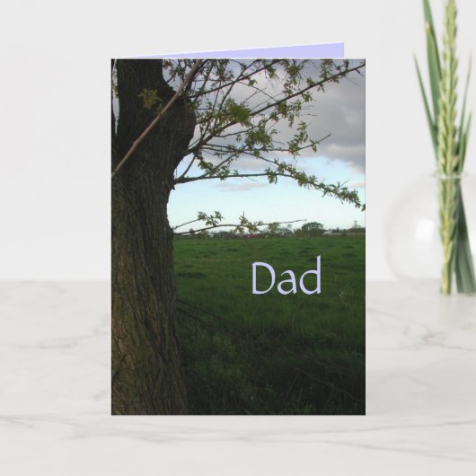 誕生日カードのためのジャンツによるパパ カード (正面)