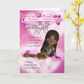 誕生日カードのゴッドドータームニーかわいこちゃんパイ カード (黄色い花)