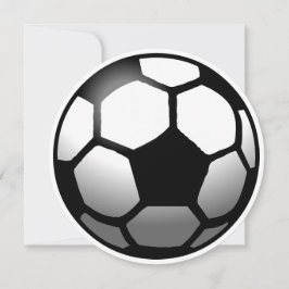 誕生日カードのサッカーボール カード