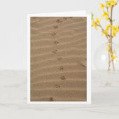 誕生日カードのビーチトラック カード (黄色い花)