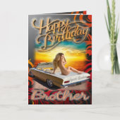 誕生日カードの兄 カード (正面)