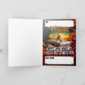 誕生日カードの兄 カード (内部)