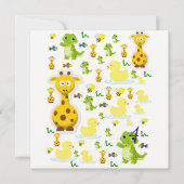 誕生日カードの招待 招待状 (正面)