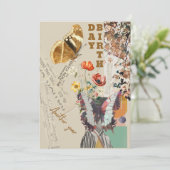 誕生日カードまたは招待 招待状 (スタンド正面)