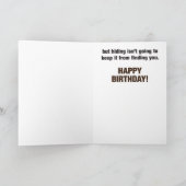 誕生日カードを隠救済すことユーモアのあるはできない カード (内部)