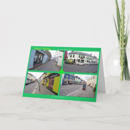 誕生日カードアイリッシュ カード (正面)