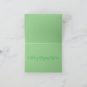 誕生日カードアート&デザインスタイル カード (内部)