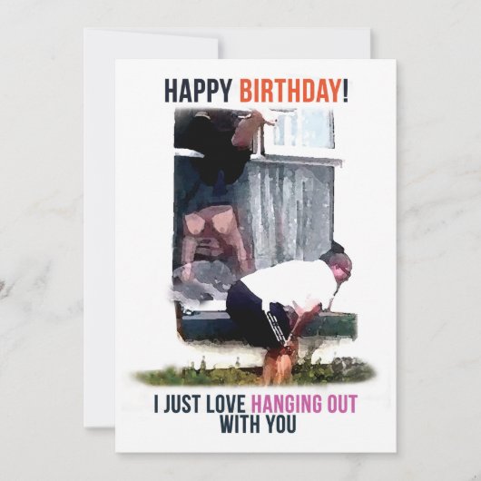 誕生日カードウイルスのビデオレディースウィンドウの落下 シーズンカード (正面)