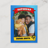 誕生日カードカスタム漫画スーパーダードトレーディングカード コーリングカード (正面)