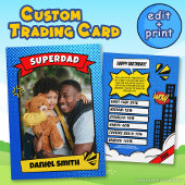 誕生日カードカスタム漫画スーパーダードトレーディングカード コーリングカード