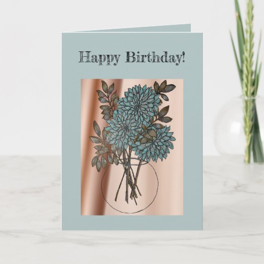 誕生日カードカード サンキューカード (正面)