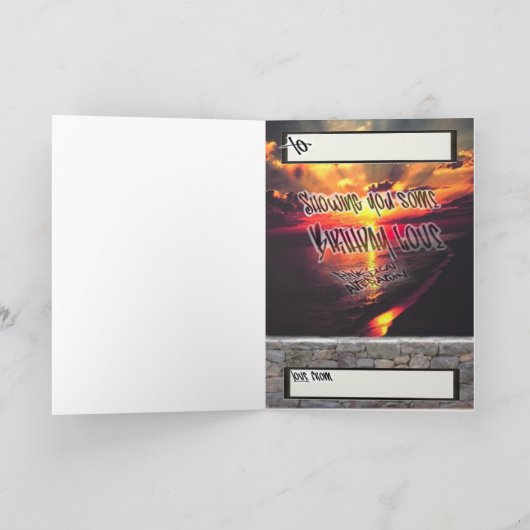 誕生日カードシェルビーACコブラ カード (内部)