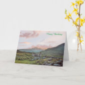 誕生日カードスコットランド カード (黄色い花)