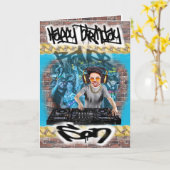 誕生日カードソン カード (黄色い花)