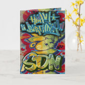 誕生日カードソン カード (黄色い花)