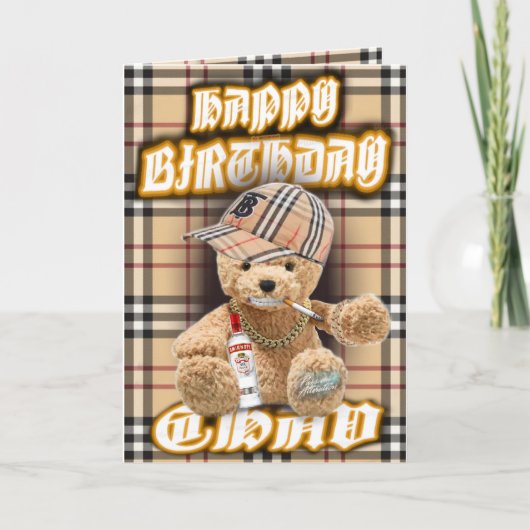 誕生日カードチャブベア カード (正面)