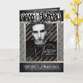 誕生日カードトークンラッパー カード (黄色い花)