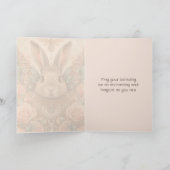 誕生日カードバニーラビットエンジェルプリンセス カード (内部)