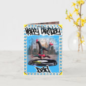 誕生日カードパパ カード (黄色い花)