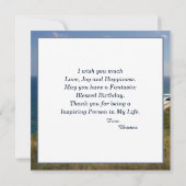 誕生日カードフォトカスタム (裏面)