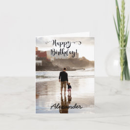 誕生日カードフォトカスタム サンキューカード