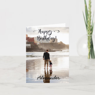 誕生日カードフォトカスタム サンキューカード