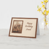 誕生日カードフランクウォーヒーロー カード (黄色い花)