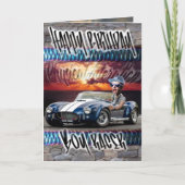 誕生日カードボーイレーサー カード (正面)