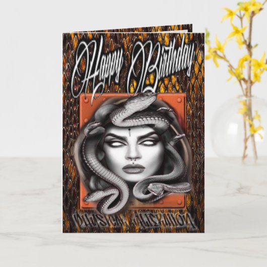 誕生日カードメズラ カード (黄色い花)