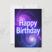 誕生日カードモダンおもしろいユニーク カード (裏面)