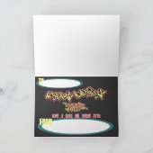 誕生日カードモトクロス カード (内部)