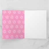 誕生日カードラージエンヴァンゴリラデザイン。 カード (内部)