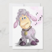 誕生日カードリトルラムとベル (裏面)